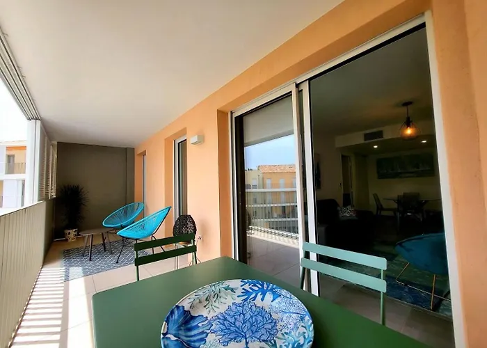 Le Marend 2 - Magnifique T3 Avec Terrasse Et Parking 昂蒂布